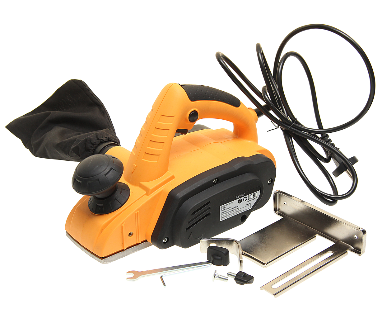 Рубанок электрический 800Вт 82мм 16000об/мин. вихрь