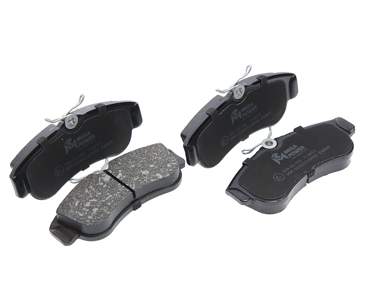 Колодки тормозные NISSAN Almera (N16E) (00-), Primera (P11E) (93-03) передние (4шт.) MEGAPOWER