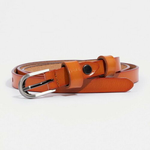 фото Ремень сима-ленд, размер 110, оранжевый сима-лэнд