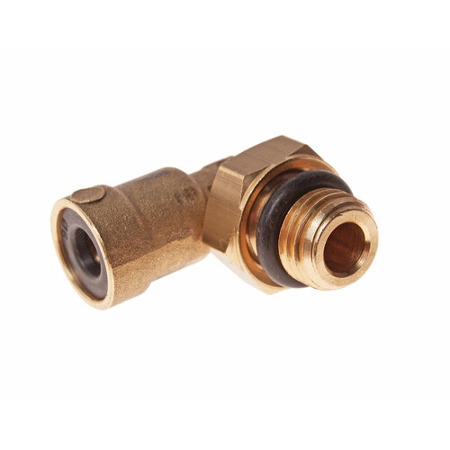 Соединитель трубки ПВХ полиамид d6мм наружная резьба М12х15 угольник латунь CAMOZZI 577₽