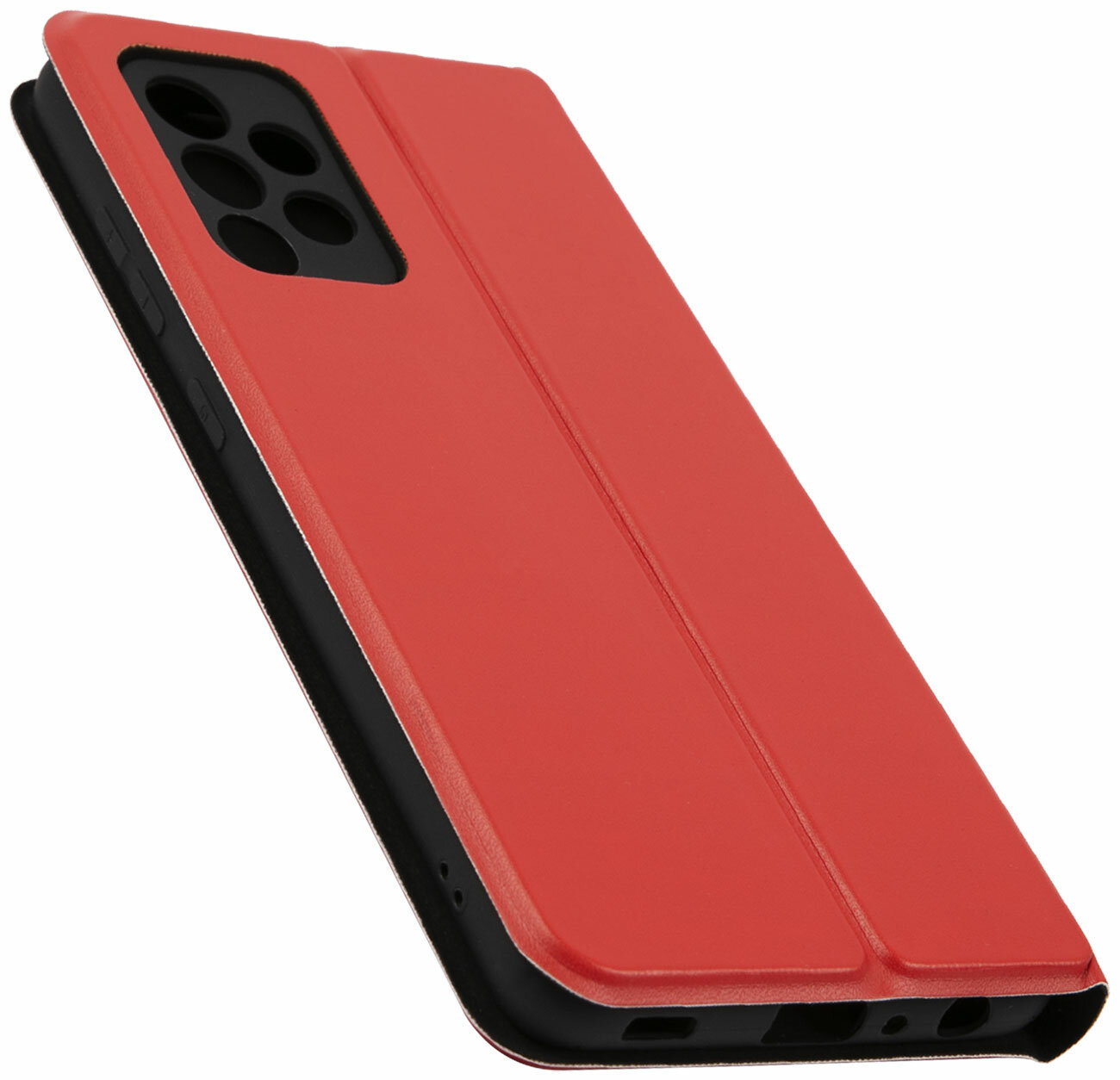 Чехол-книжка Red Line с застежкой на магнитах для Samsung Galaxy A52 (красный) УТ000026330 - фото №3