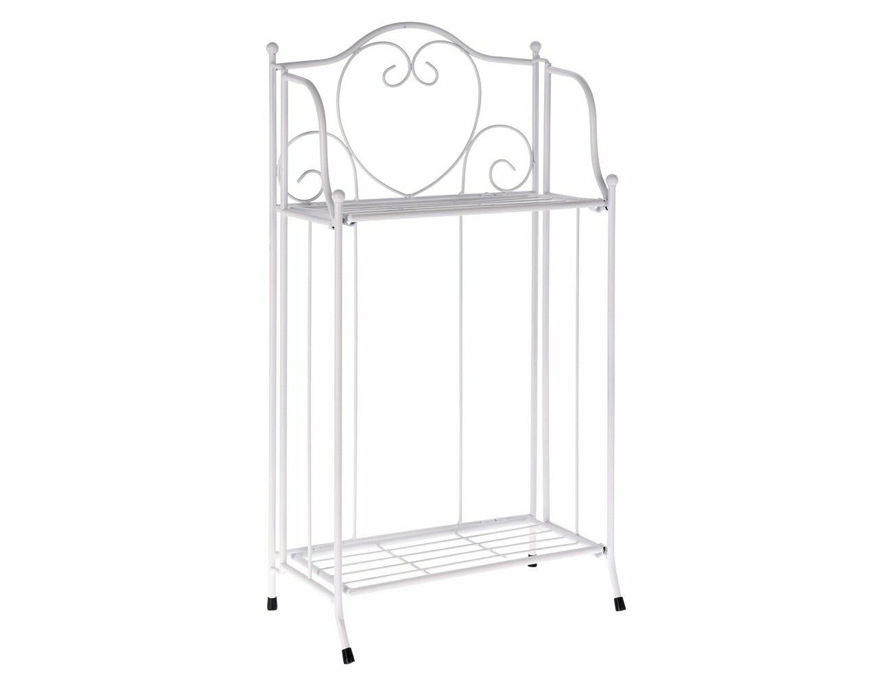 фото Стеллаж для цветов павименто, металл, белый, 65х34 см, Koopman International 138000270