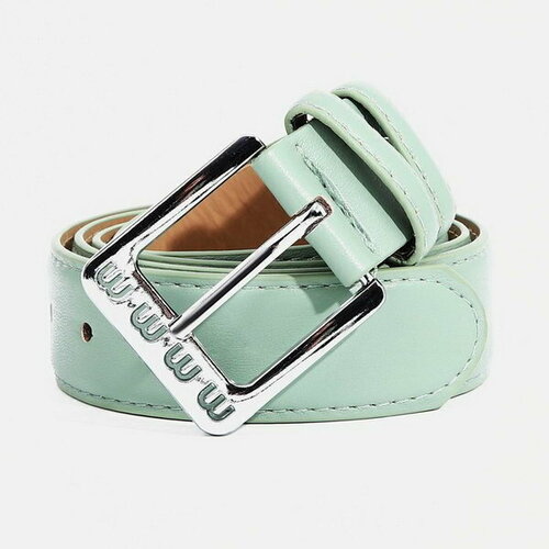 фото Ремень сима-ленд, размер 105, зеленый сима-лэнд