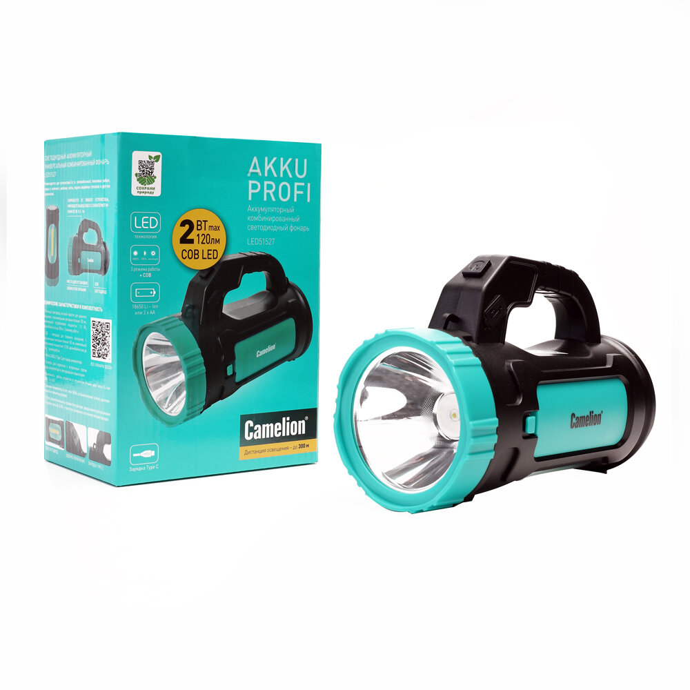 фото Фонарь аккумуляторный Camelion LED51527