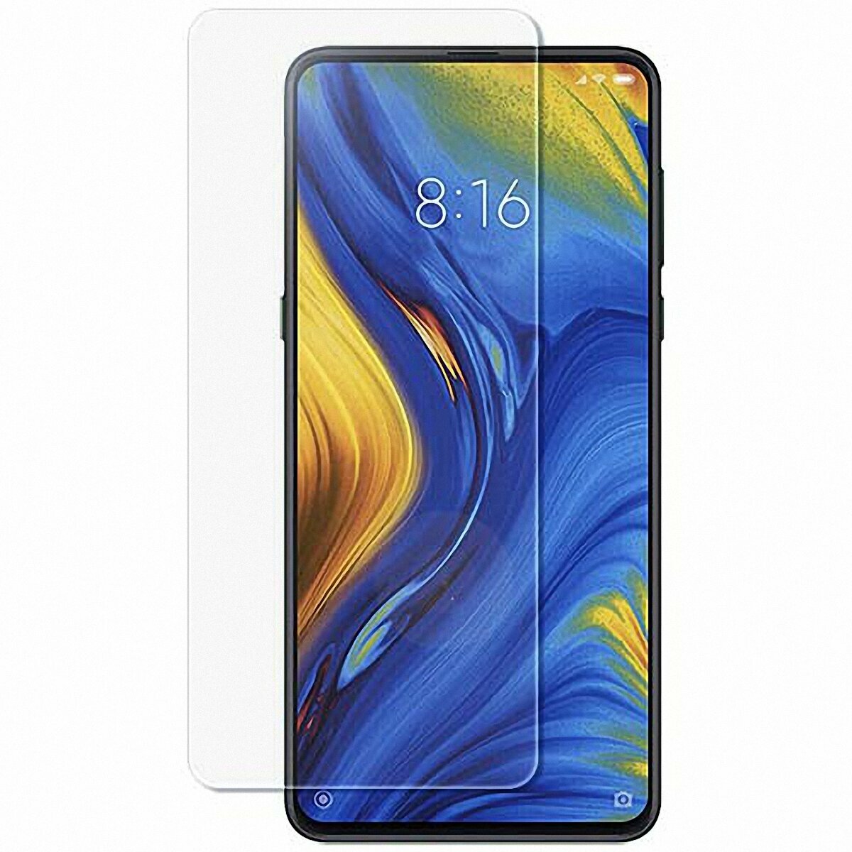 Защитное стекло 3D Tempered Glass для Xiaomi Mi Mix 3 полный клей ( прозрачное )