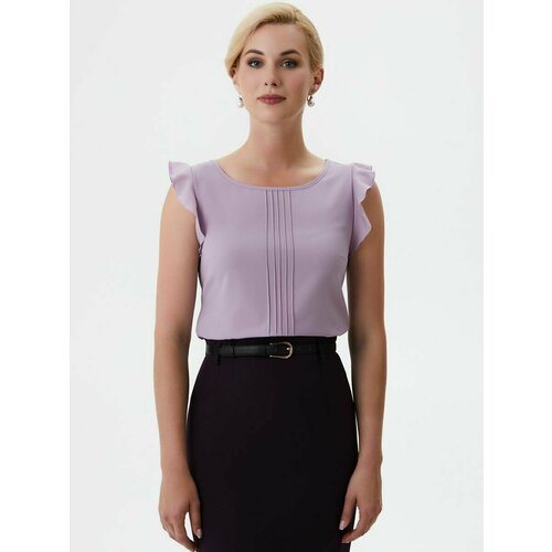 фото Топ арт-деко, размер 50, фиолетовый