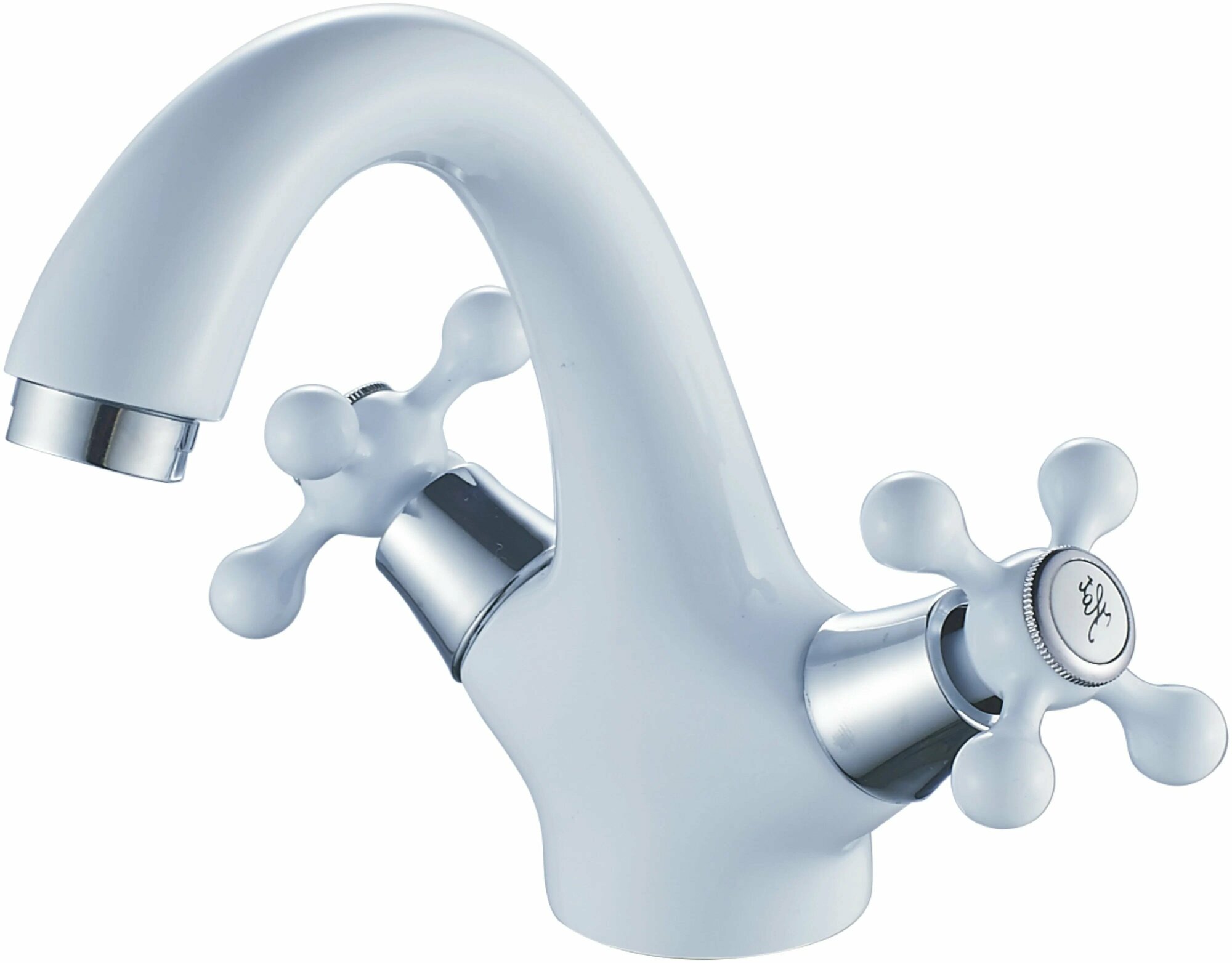 Смеситель для раковины Cron CN1008-8 белый