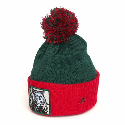 Шапка Atributika & Club, размер 52-54, зеленый шапка барс