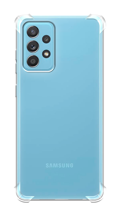 Противоударный силиконовый чехол на Samsung Galaxy A52 / Самсунг A52, прозрачный