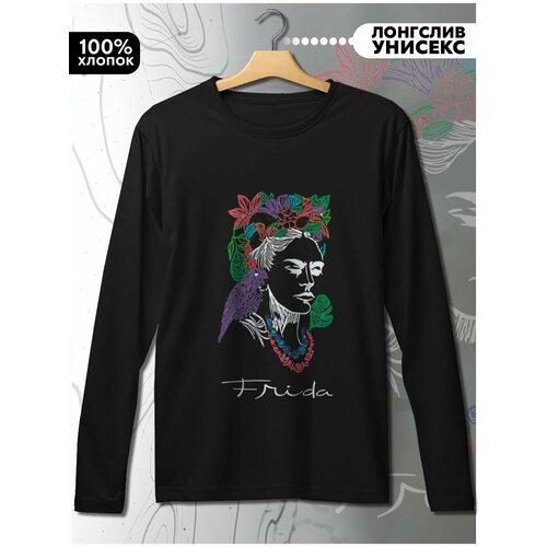 фото Лонгслив hypnotica, размер l, черный