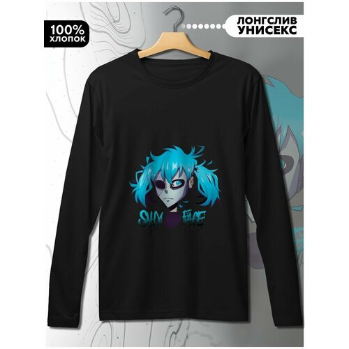 фото Лонгслив hypnotica, размер l, черный
