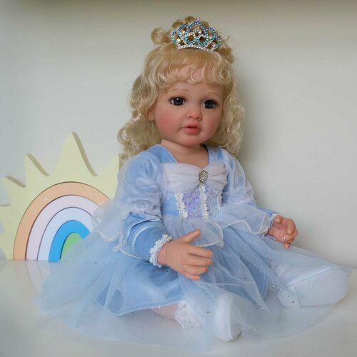 Кукла Реборн виниловая 55см в пакете (FA-278)