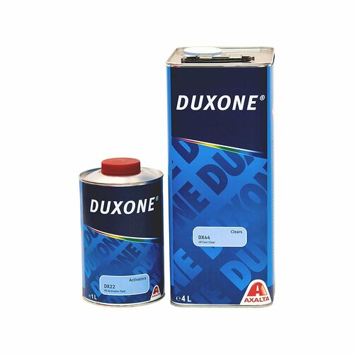 DUXONE DX44 Fast Clear Быстросохнущий автомобильный лак 4 л. с активатором 1 л.