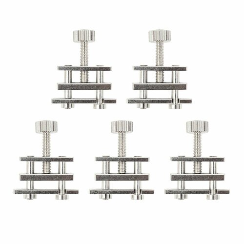Зажим Гофмана винтовой, нержавеющая сталь (5 шт.)