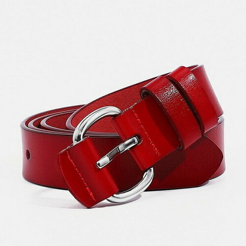 фото Ремень сима-ленд, размер 105, красный сима-лэнд