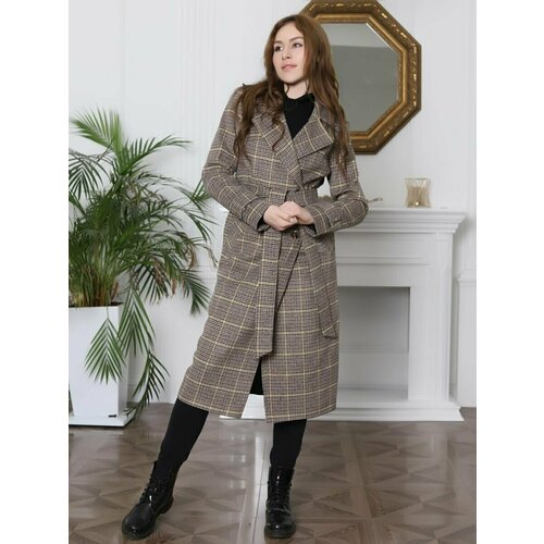 фото Пальто louren wilton, размер 48, коричневый