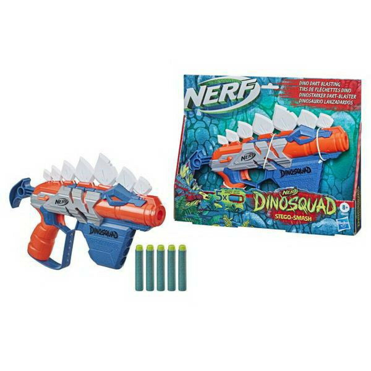 Набор игровой Hasbro Nerf Бластер Дино Стегосмэш F0805