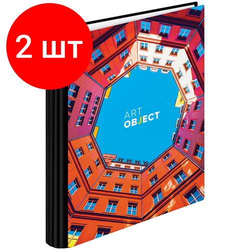 Комплект 2 шт, Тетрадь на кольцах А5, 120л, 7БЦ, ArtSpace Архитектура. Art object, глянцевая ламинация тетрадь 96л а5 клетка на гребне artspace архитектура art object глянцевый уф лак