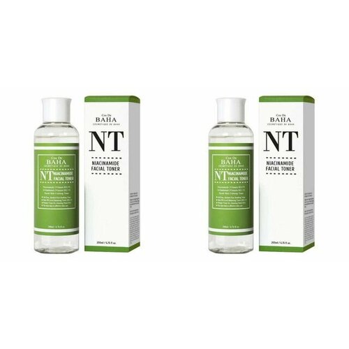 Cos De BAHA Тонер для проблемной кожи NT Niacinamide 5% Facial Toner, с ниацинамидом, 200 мл, 2 шт