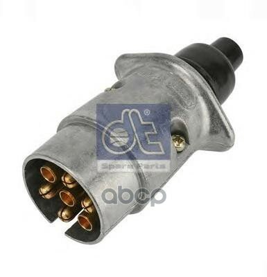 Разъем электрический прицепа ISO 1724 7-полюсный (вилка металл) DT DT Spare Parts арт. 4.60414
