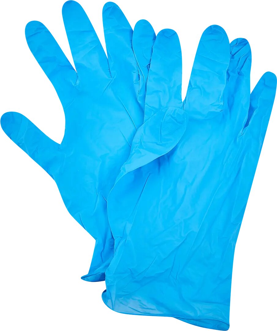 фото Перчатки нитриловые Dexter размер 9/L одноразовые, 100 штук