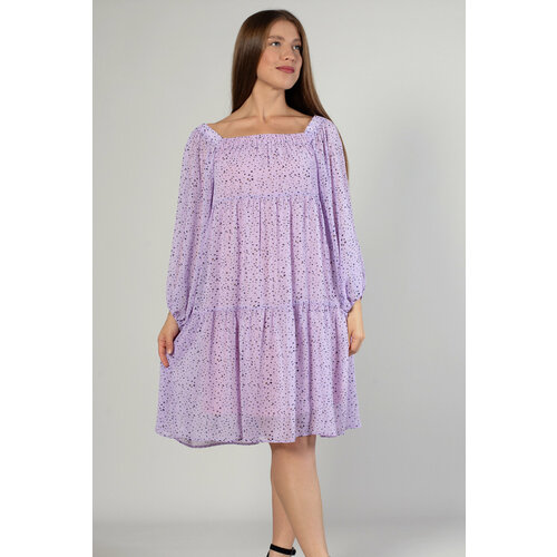 фото Платье mila bezgerts, размер 44, фиолетовый