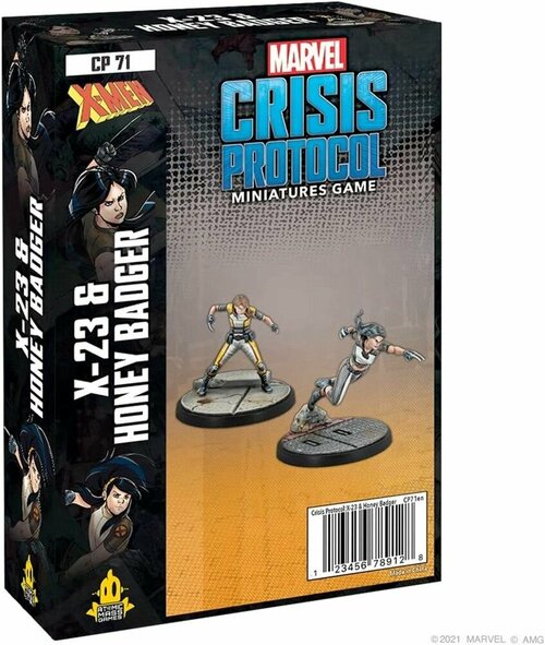 Настольная игра MARVEL CRISIS PROTOCOL X-23 & HONEY BADGER CHARACTER PACK EN