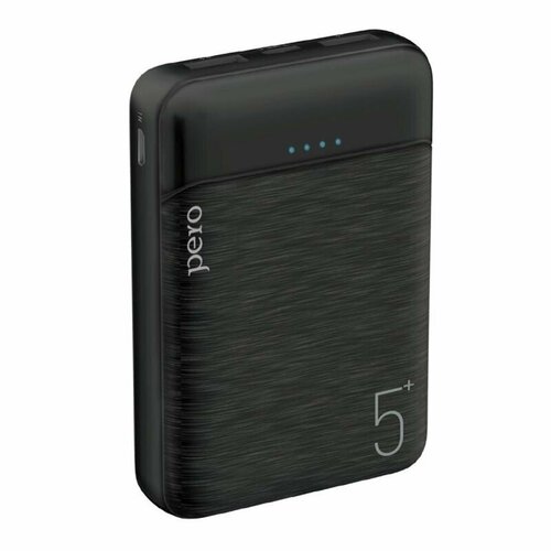 Повербанк PERO PB01 5000 mAh Li-Pol output 2xUSB-A 2 238200₽