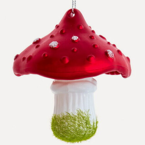 Изображение товара Елочная игрушка Гриб Мухомор - Fagus Forest 9 см, подвеска, Kurts Adler (Куртс Адлер), T3510
