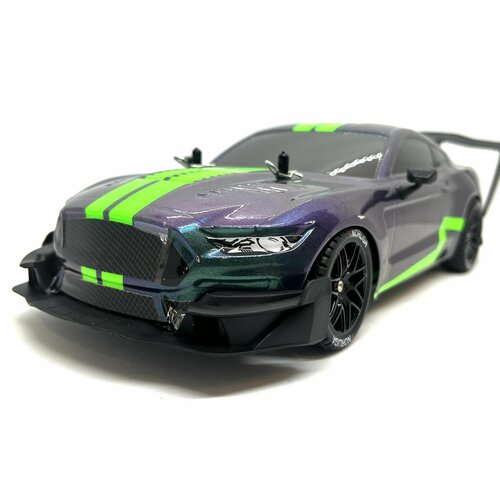Радиоуправляемая машина для дрифта Ford Mustang 1:14 4WD 2.4g зеленый