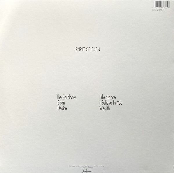 Talk Talk Talk Talk - Spirit Of Eden (lp+dvd) Parlophone - фото №12