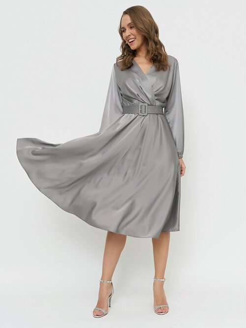Платье BrandStoff, размер 54, серый