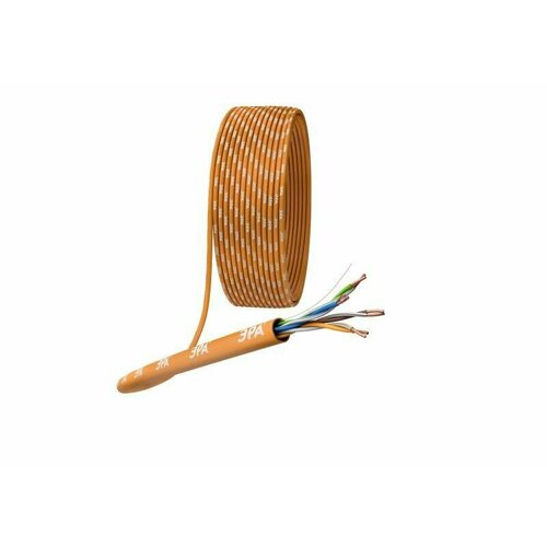 кабель витая пара u utp кат 5e 4х2х24awg solid cu pvc standart м suprlan 01 0328 9 Кабель витая пара U/UTP кат.5E 4х2х24AWG CU нг(А) HF (уп.305м) Эра Б0044430