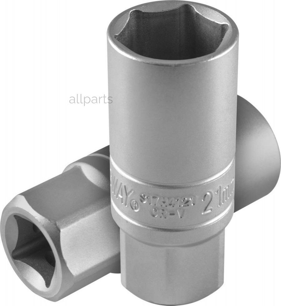 JONNESWAY S17H4121 Головка свечная 21 мм 6-гранная 1/2DR JONNESWAY S17H4121