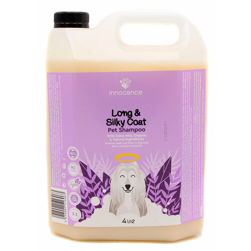 Шампунь для длинношерстных собак Innocence Long & Silky Coat, 4 л
