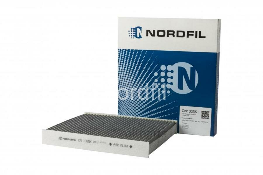NORDFIL CN1035K Фильтр салона угольный Audi A1 Seat Ibiza V Toledo IV Skoda Fabia II III Rapid Roomster VW Po