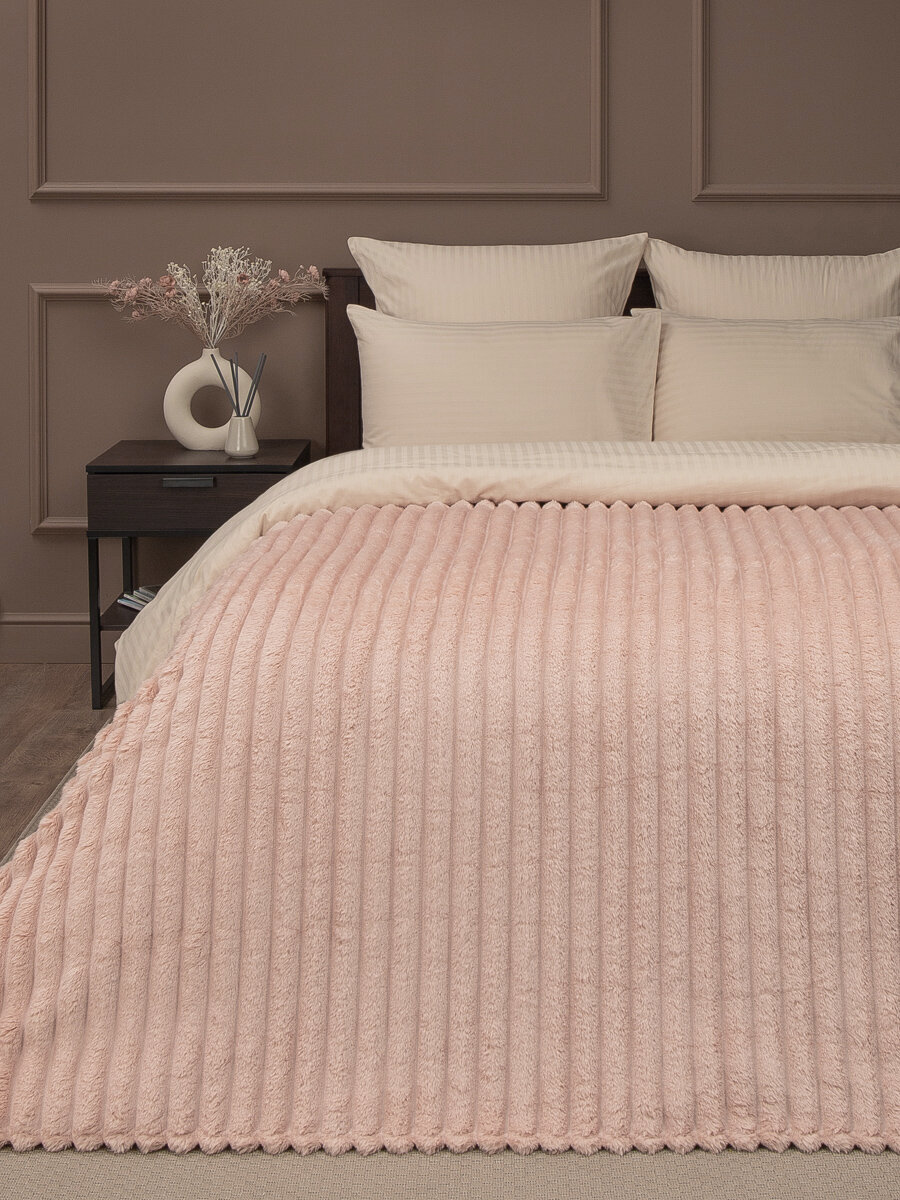 Плед TexRepublic  Velvet Пудровый  150 200 см