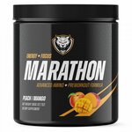 6AM Run, Marathon, Advanced Amino + Preworkout Formula, Peach Mango, 12.7 oz (360 g) - изображение