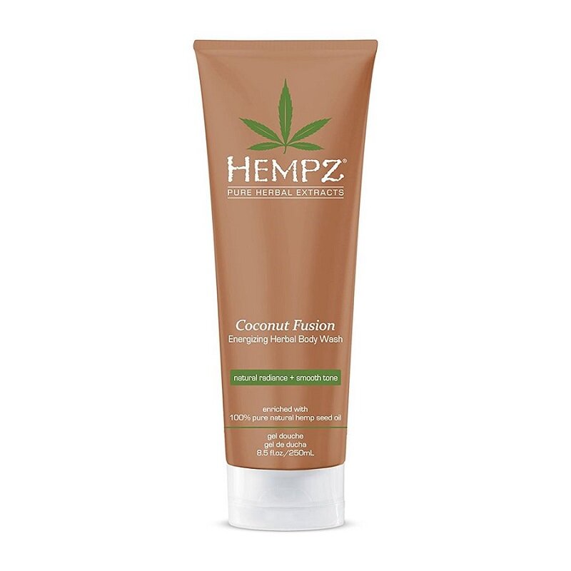 Гель-мусс для душа Бодрящий кокос 250 мл Hempz Coconut Fusion Energizing Herbal Body Wash 250мл