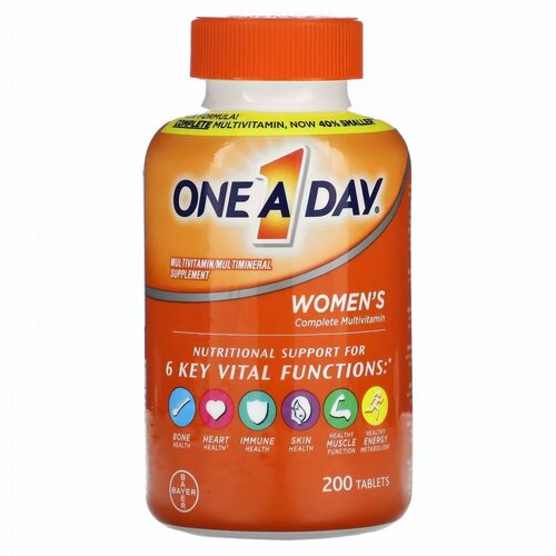 One-A-Day, One A Day, Women&#x27; s Complete Multivitamin, 200 Tablets