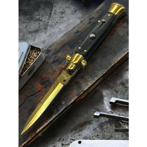 фото Нож складной туристический акс italy gold нет бренда