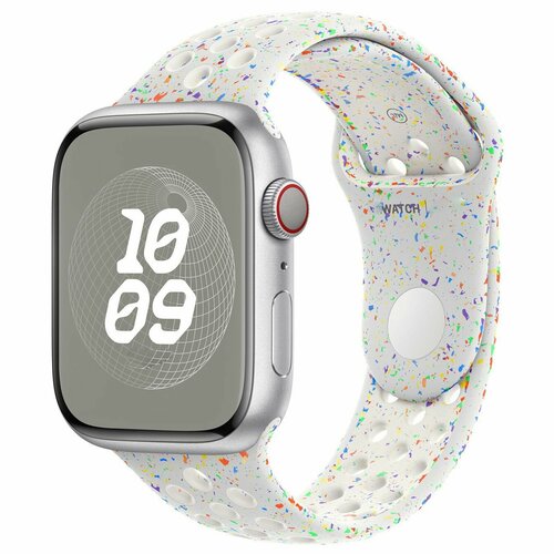 Спортивный ремешок Apple Sport Band Pure Platinum S/M для Apple Watch Nike 38-40-41mm MUUK3ZM/A