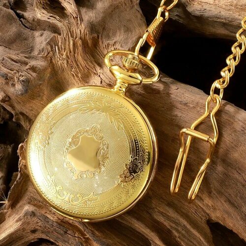 фото Карманные часы, золотой time lider