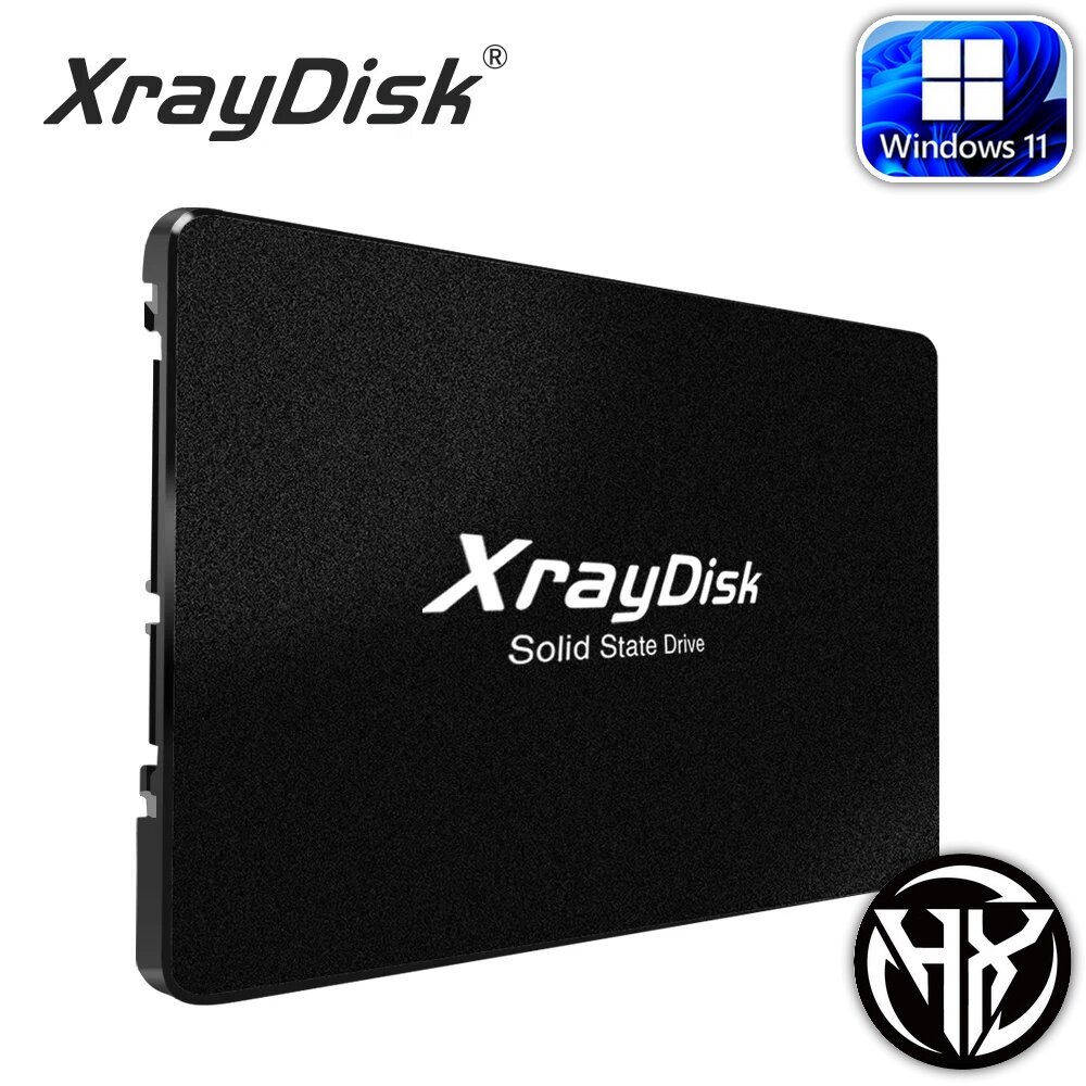 SSD диск XrayDisk 256Gb 25" SATA3 60 Гбит/с с предустановленной ОС Windows 11Pro x64