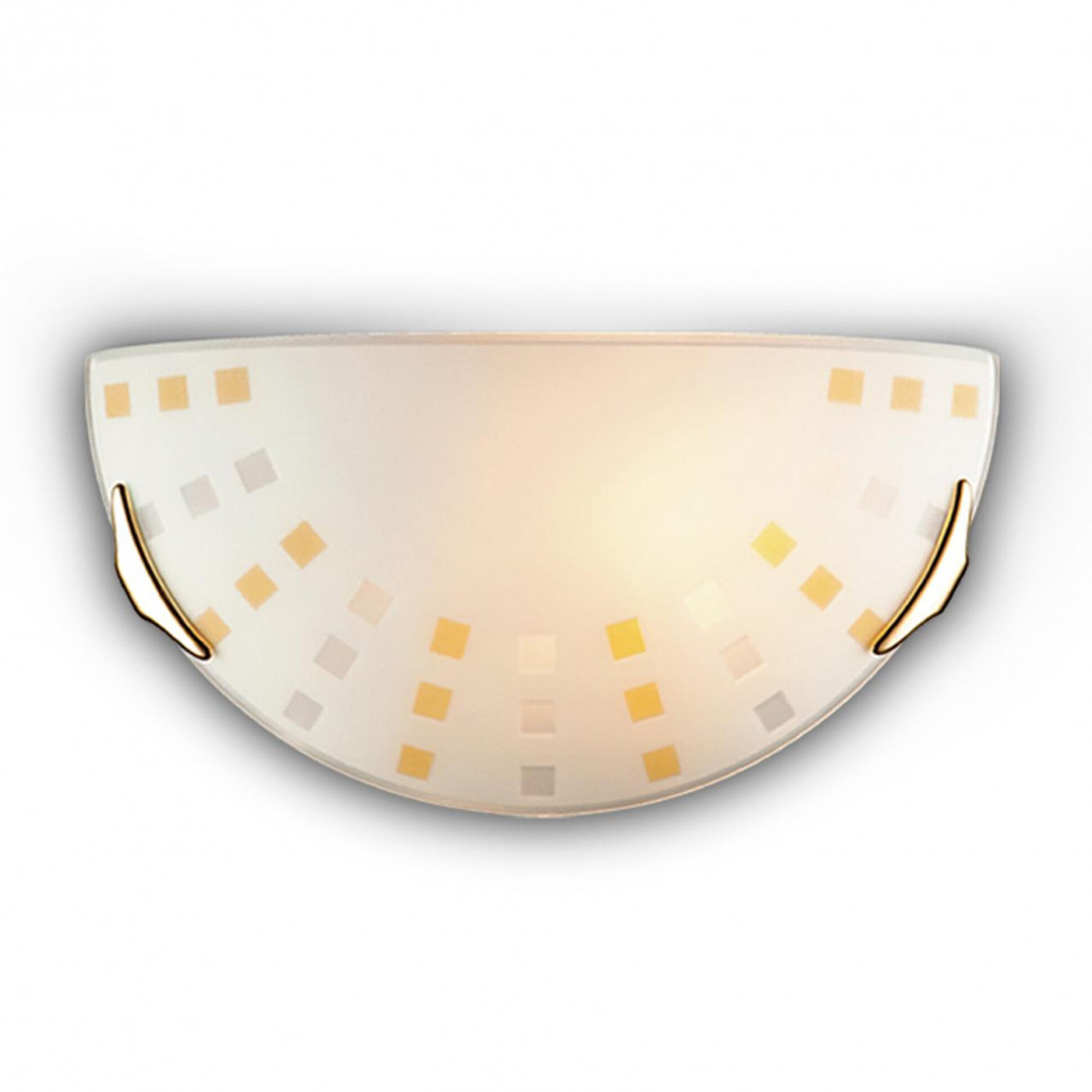 Настенный светильник Сонекс Quadro Ambra 063 220В E27 100 Вт белый/желтый