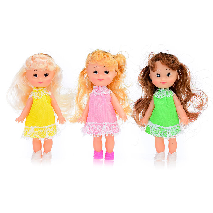 Кукла 5066  Крошка Сью  в ярком  летнем платье  в пакете