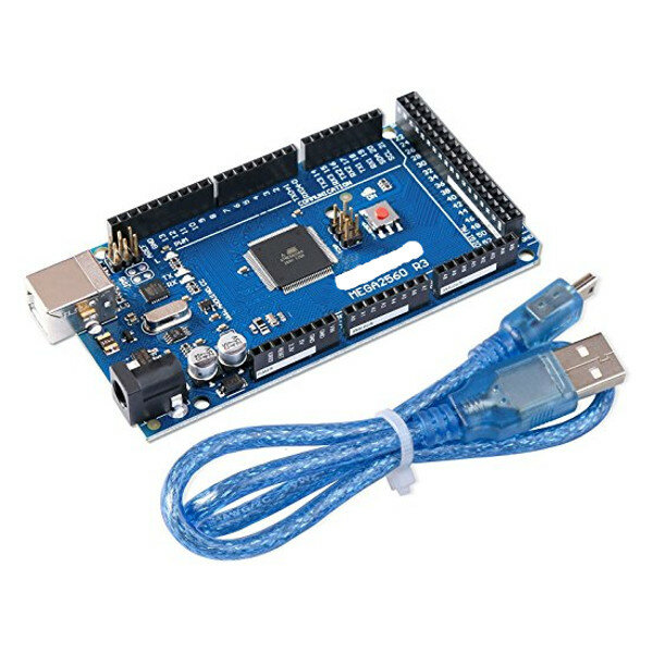 Плата Mega 2560 R3 с USB кабелем (китайская версия)