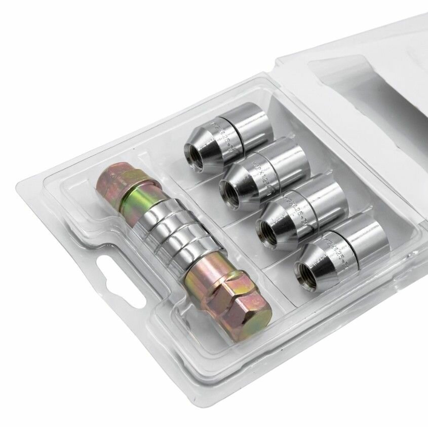 Секретки колесные гайка M12x1.25x36 конус GANZ BSt416444X2