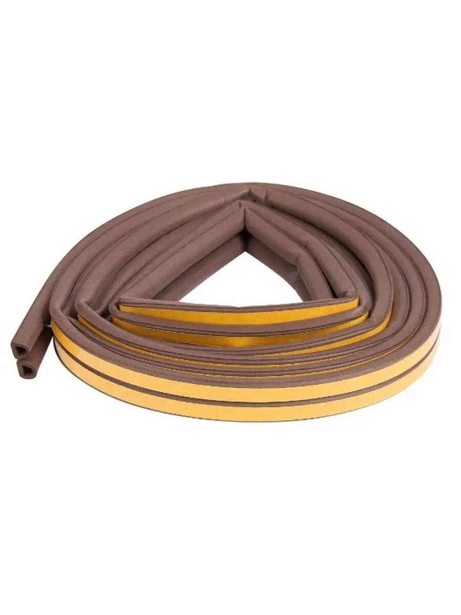 Уплотнитель для окон и дверей D-профиль 6 метров