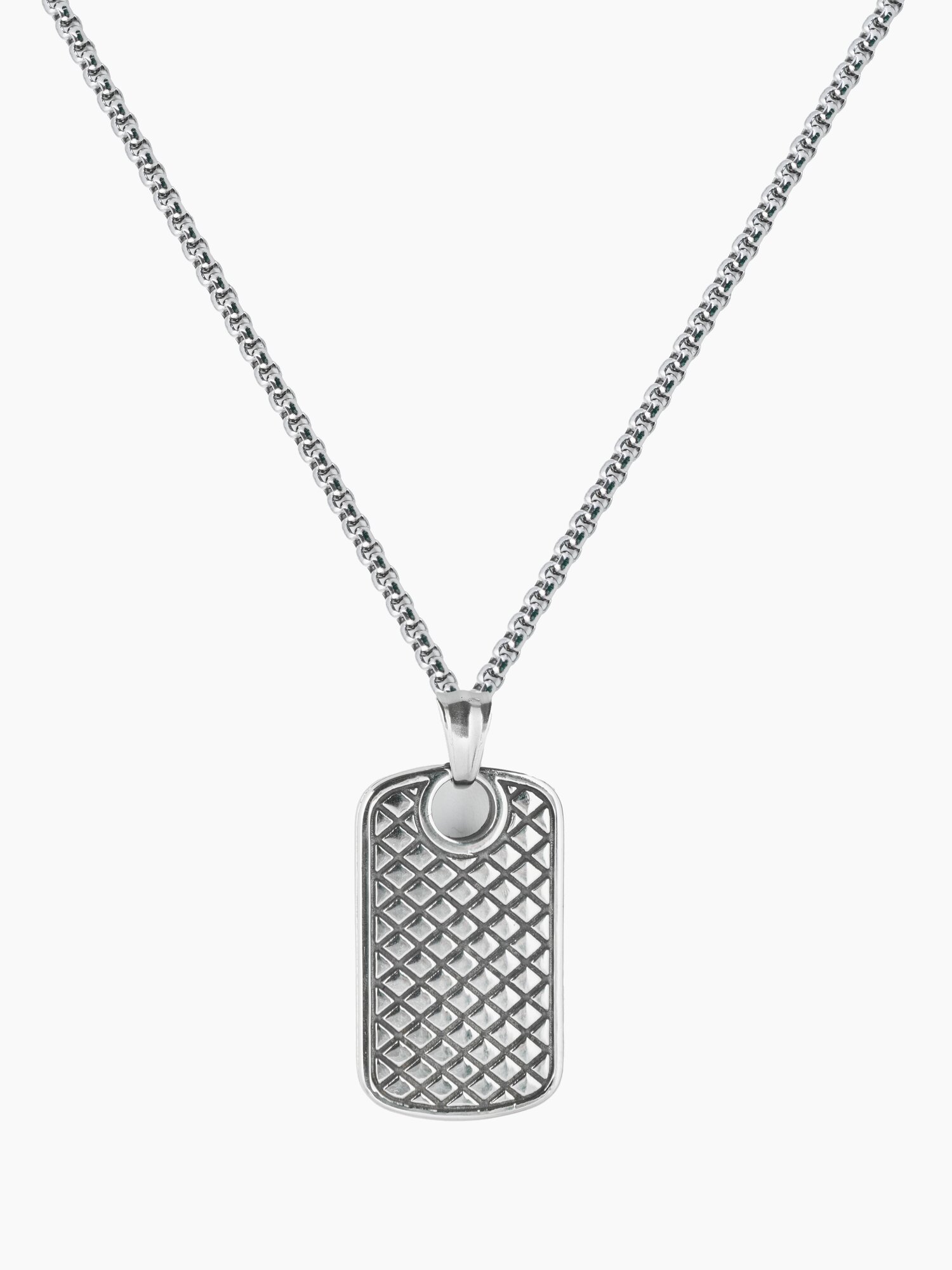 Колье Shine & Beauty, длина 60 см, серебристый